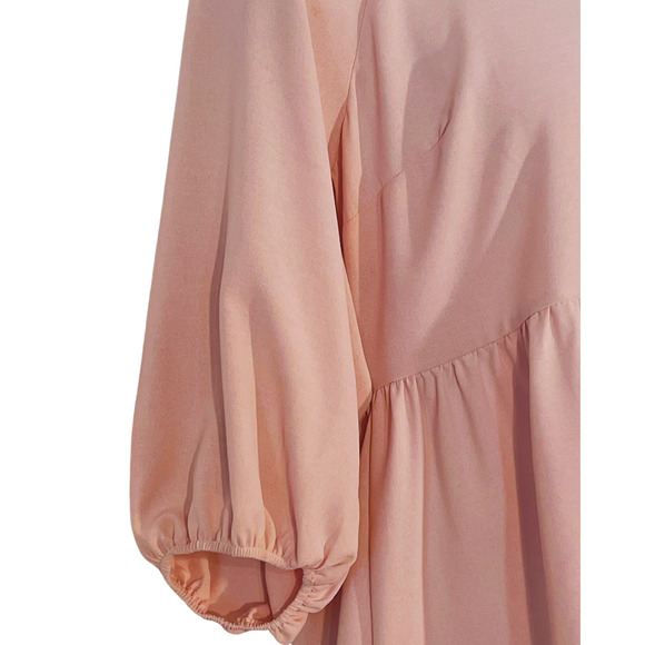 Peach Blouse with Button Detail - Picture 7 of 13